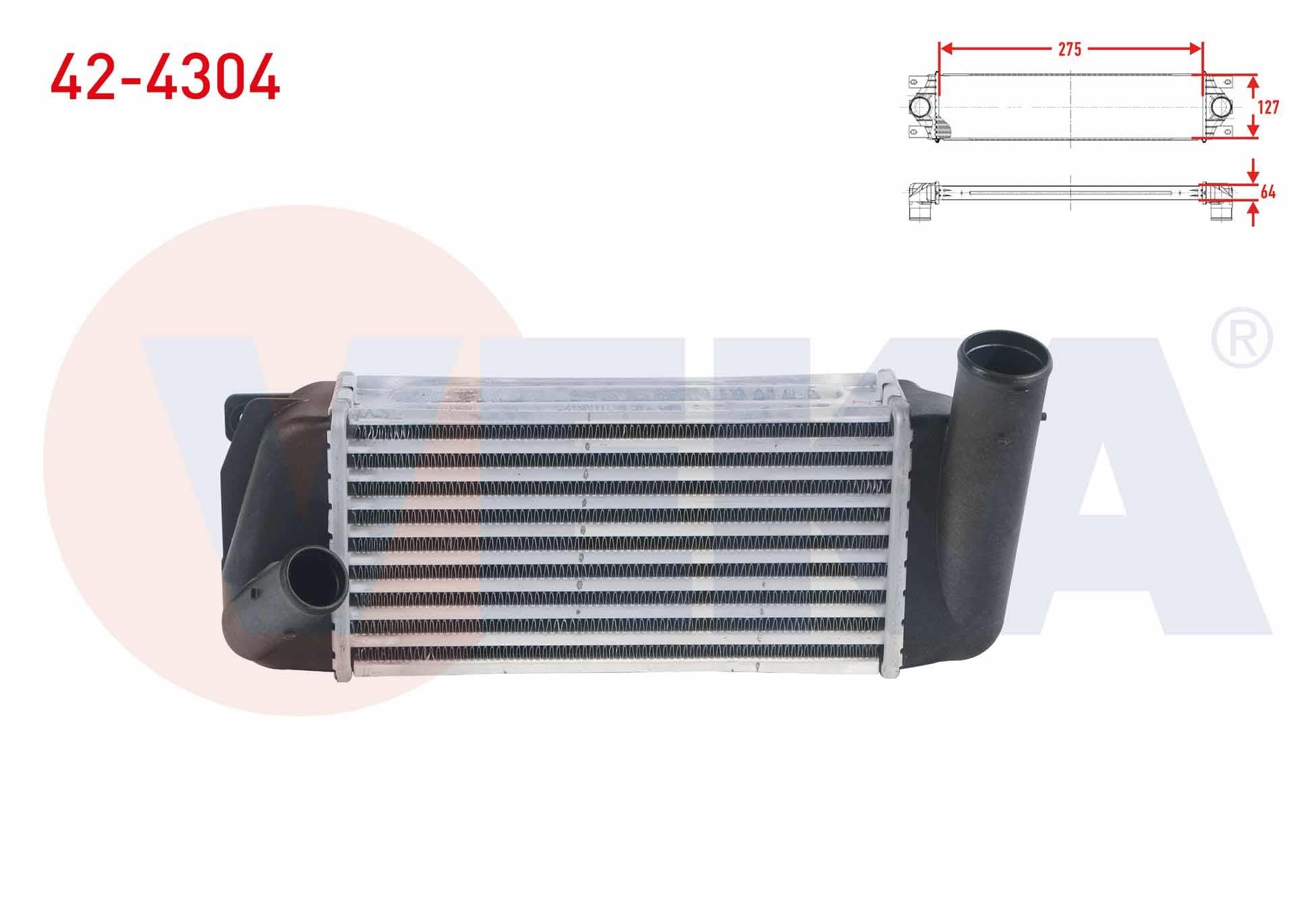 TURBO RADYATORU (INTERCOOLER) TOYOTA COROLLA 1.4 D 2012-