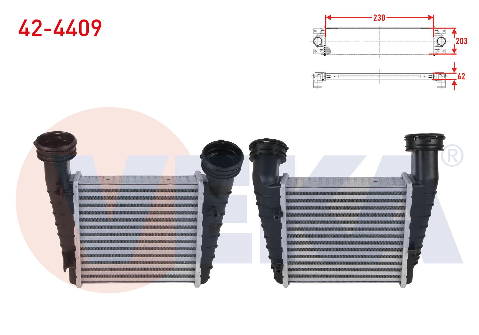 TURBO RADYATORU (INTERCOOLER) VOLKSWAGEN PASSAT (3B3) 1.9 TDI 2000-2005