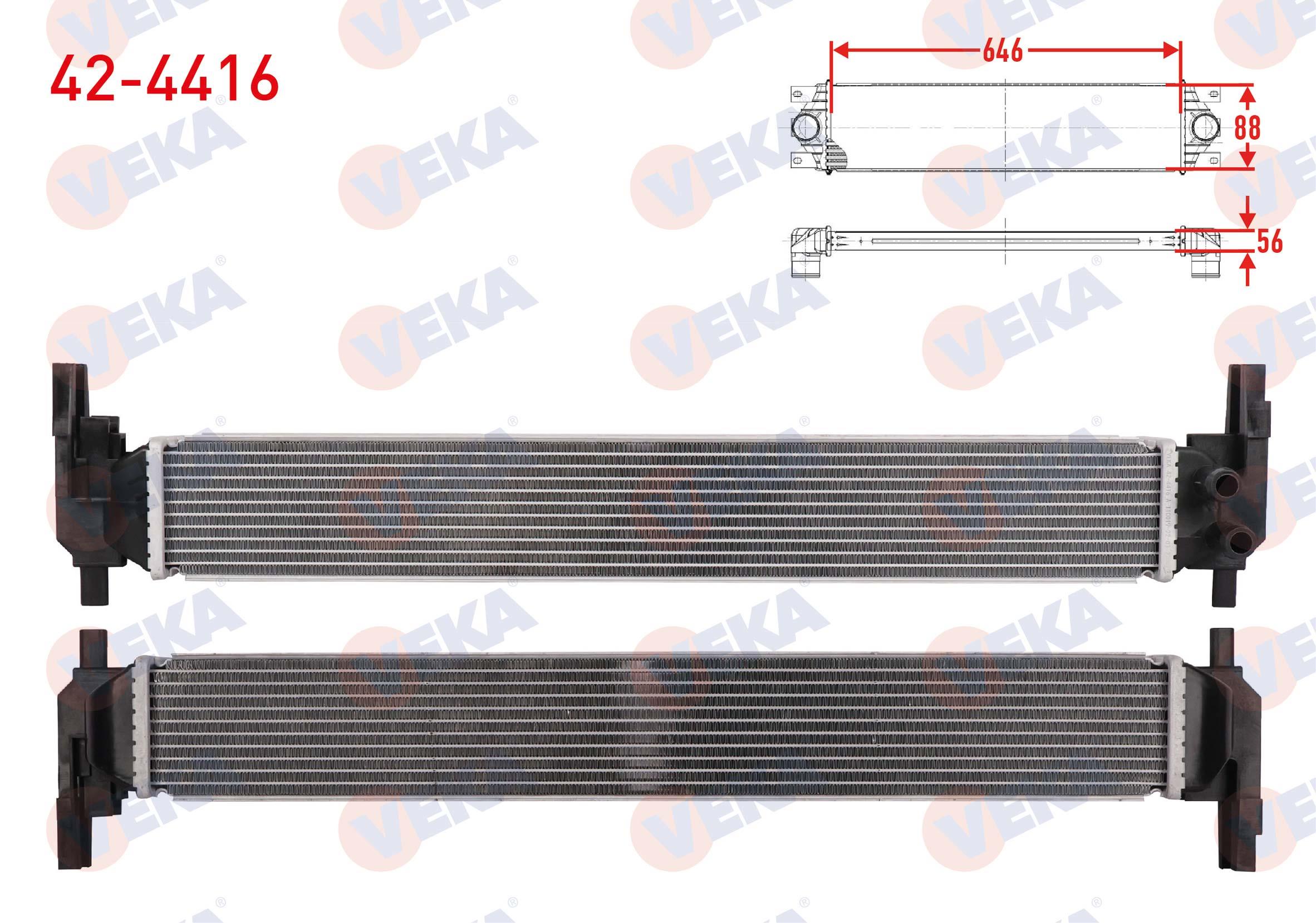 TURBO RADYATORU (INTERCOOLER) VOLKSWAGEN POLO (6R,6C) 1.4 TDI 2009-