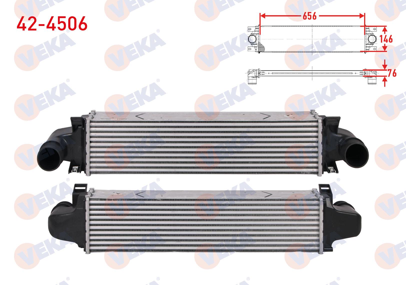 TURBO RADYATORU (INTERCOOLER) VOLVO S60 II 1.5 T3 152 hp 2015-2018