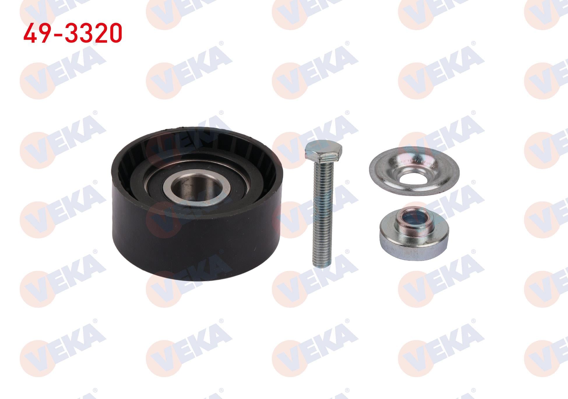V KAYISI GERGI RULMANI PLASTIK BURCLU 60X25 CITROEN BERLINGO 1.9 D 1998-/ JUMPY 1.9 D 1998-/ XSARA 1.9 D 1998-/ FIAT SCUDO 1.9 D 1998-2006/ PEUGEOT 206 - 306 - EXPERT - PARTNER 1.9 D 1998-