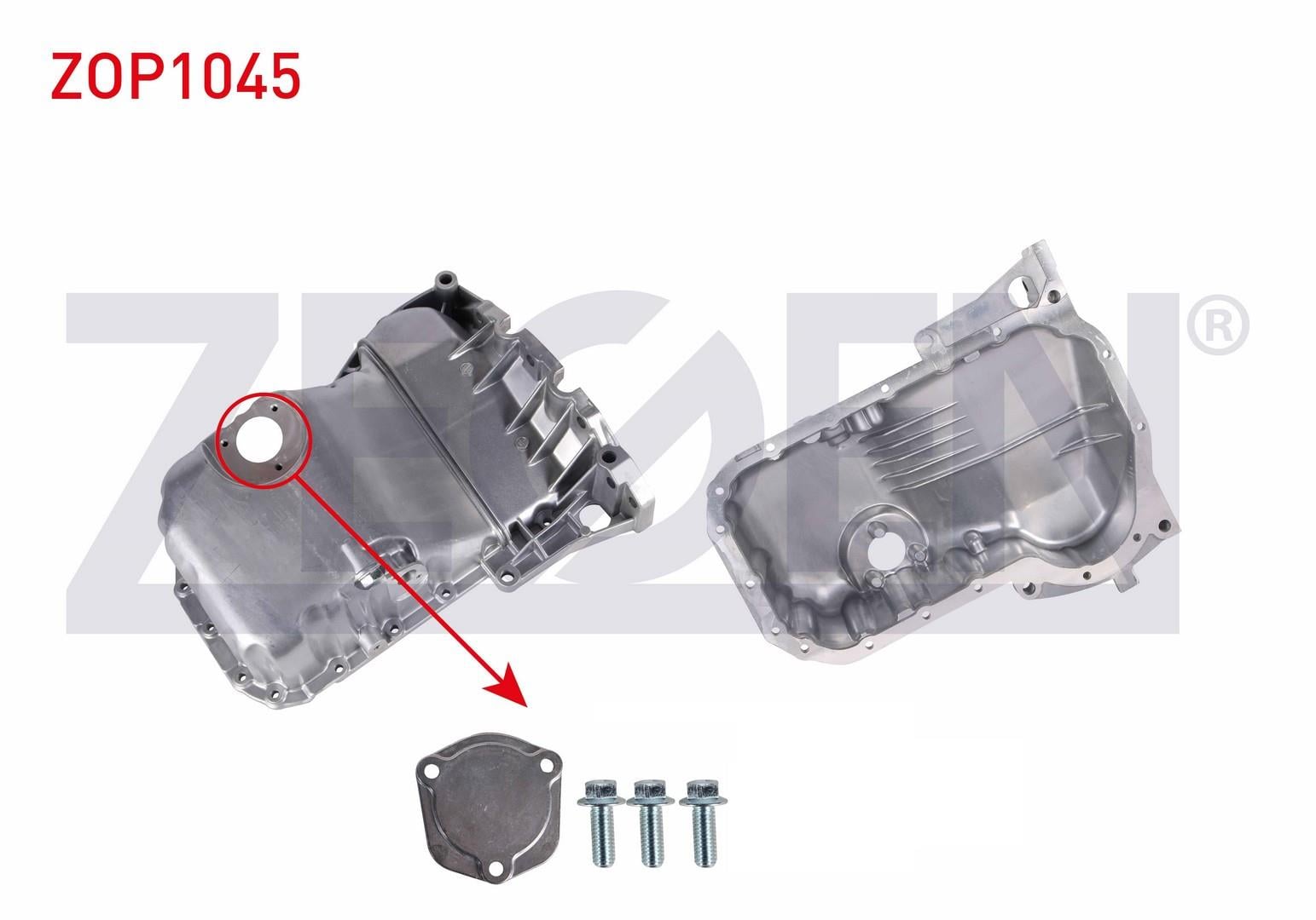 YAG KARTERI ALUMINYUM TAPALI SENSOR DELIKLI / SENSOR DELIKSIZ VOLKSWAGEN PASSAT / AUDI A4 / A6 1.8 T (AEB)