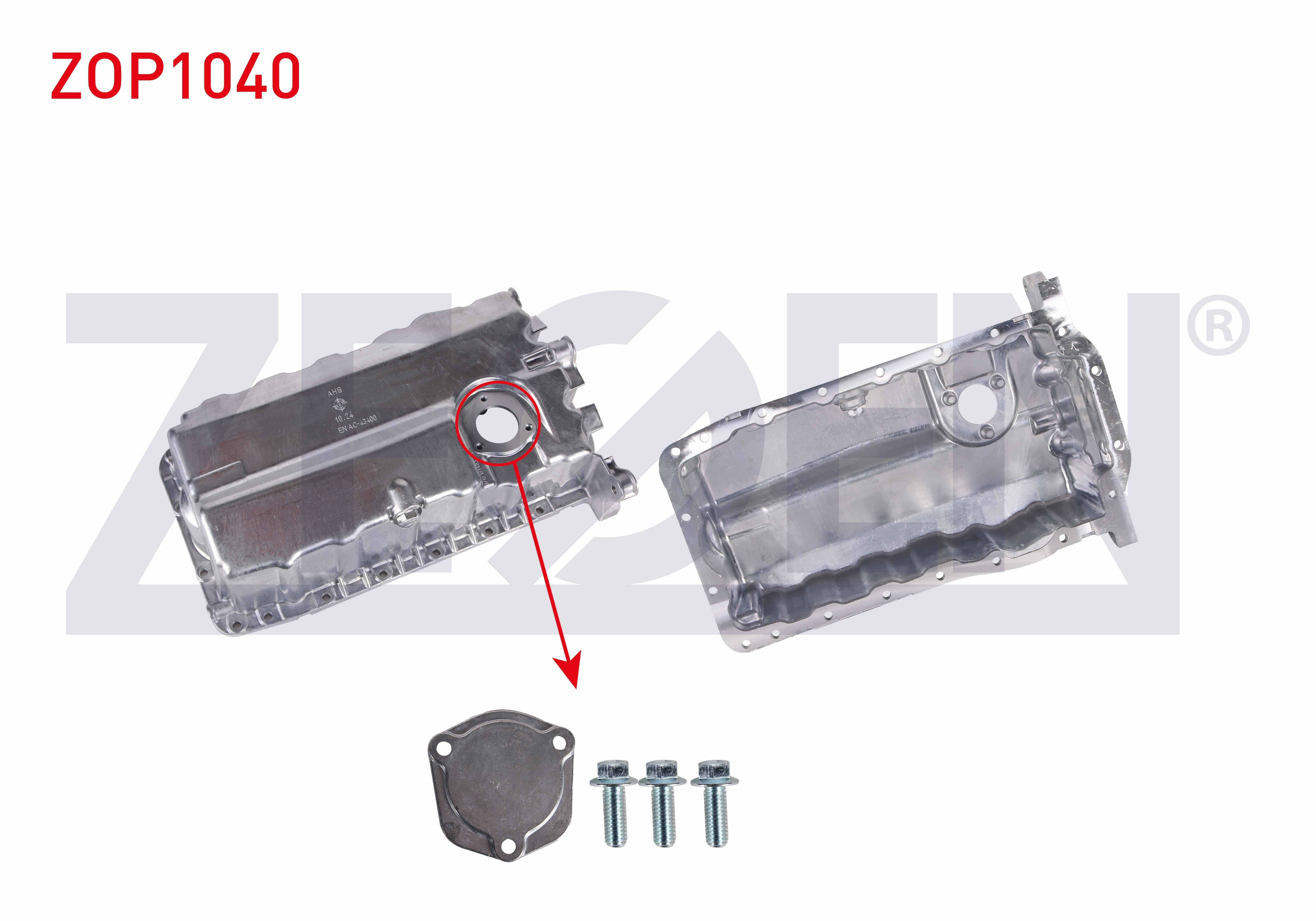 YAG KARTERI ALUMINYUM TAPALI SENSOR DELIKLI / SENSOR DELIKSIZ VOLKSWAGEN CADDY III / PASSAT / GOLF V / JETTA 1.9 TDI (BJB-BKC)