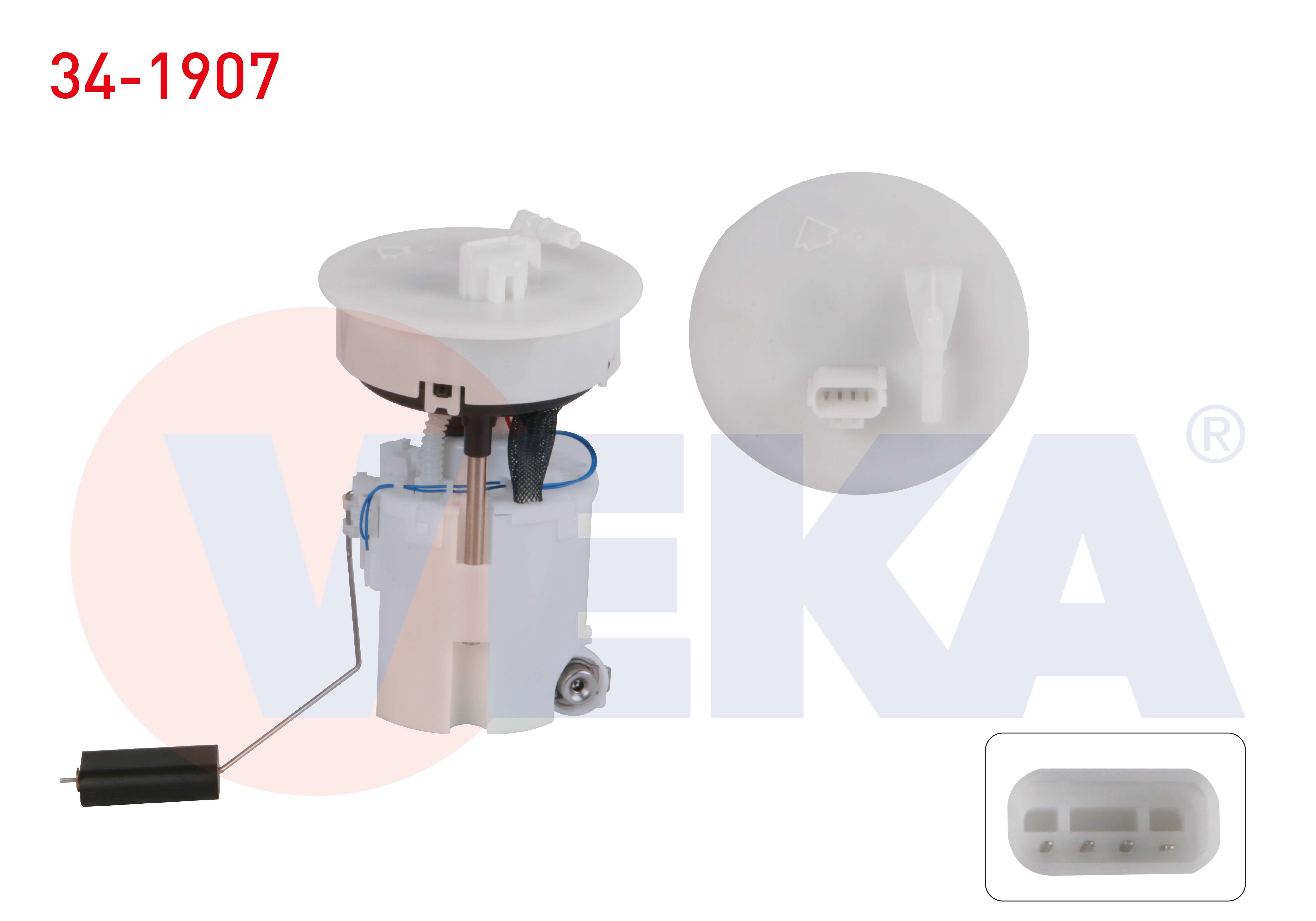 YAKIT DEPO SAMANDIRASI 3.5 BAR FORD FIESTA VI 1.4i 2008-2012/ 1.25i 2008-2012/ MONDEO III 2.0i 16v 2000-2007/ MONDEO III 1.8i 16v 2000-2007