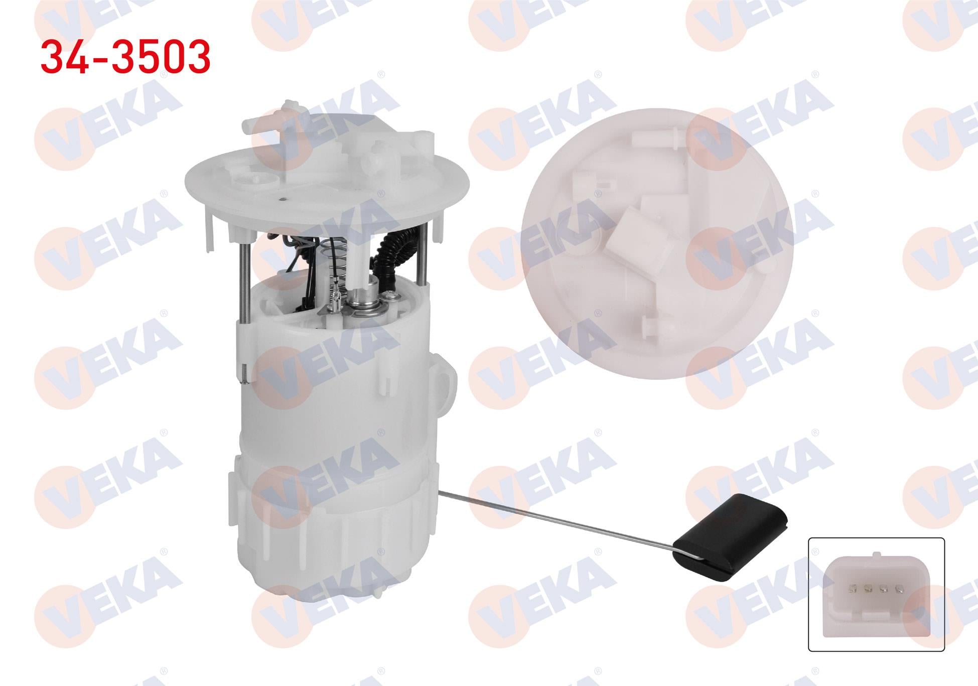 YAKIT DEPO SAMANDIRASI TEK CIKIS 3.5 BAR RENAULT MEGANE II 1.6i 16v 2002-2008 / MEGANE II 1.4 2003- / SCENIC II 1.6 2003-2006