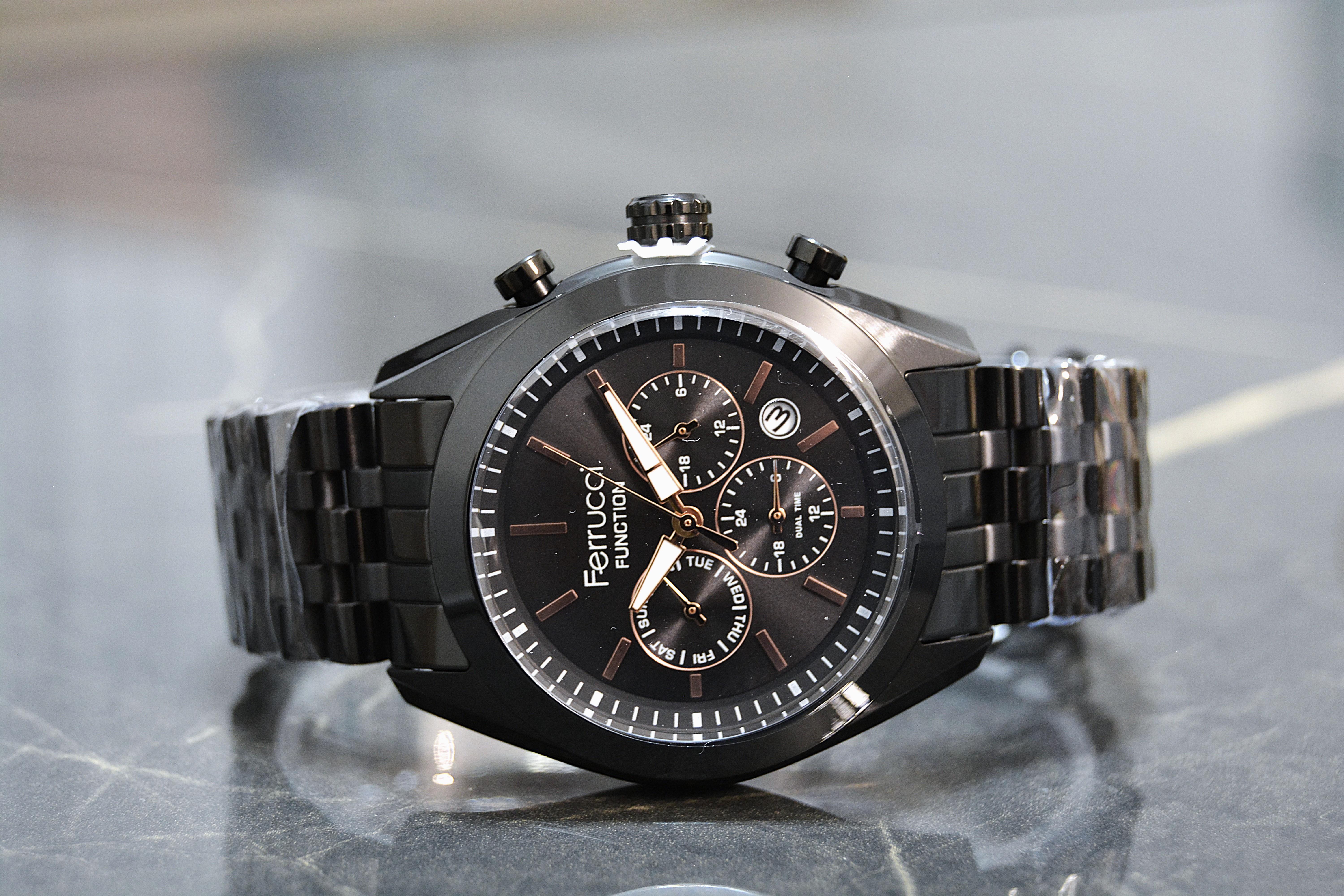 Ferrucci Function FCF.03448M.04 Metal Erkek Kol Saati
