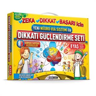 Adeda Dikkati Güçlendirme Seti 8 Yaş (2.Sınıf)