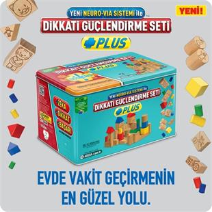 Adeda Dikkati Güçlendirme Seti Plus 3 Yaş
