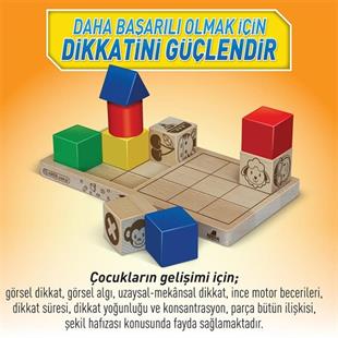 Adeda Dikkatli Puzzle İlk Adım 2-7 Yaş