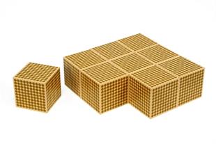 Ahşap Binlik Küp Seti ( 9 Adet )