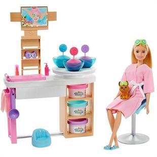 Barbie Yüz Bakımı Yapıyor Oyun Seti /Barbie Wellness