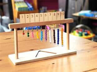 Montessori Askı Boncuk (1 - 10)