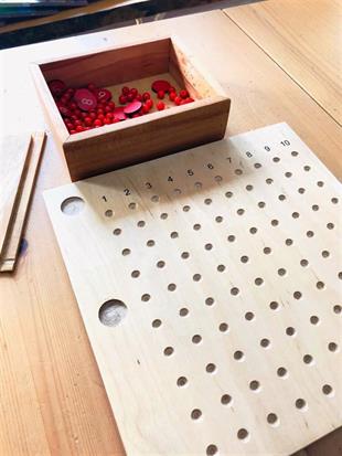 Montessori Boncuklu Çarpma