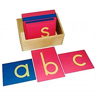 Montessori Zımpara Harfler ( Küçük Harfler )