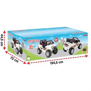 Pilsan Attack Çift Kişilik 12 Volt Kumandalı Araba