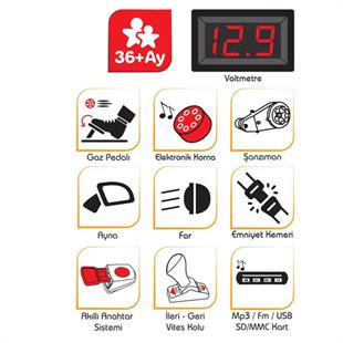 Pilsan Tery Bery 12V Akülü Araba