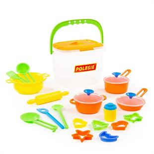 Polesie Set Cocuk Yemek Takimi 20 Parça Kovada