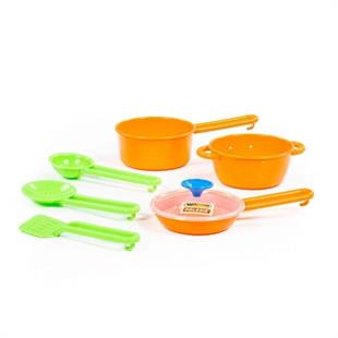 Polesie Turuncu Küçük Aşçı Yemek Takımı Seti