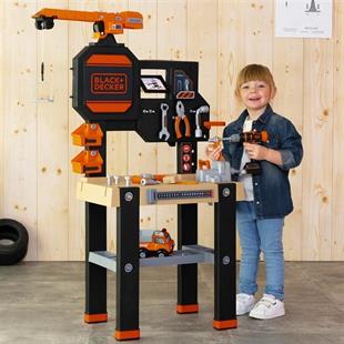 Smoby Black & Decker Vinçli Çalışma Tezgahı