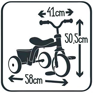 Smoby Rookie 3 Tekerlekli Bingit Bisiklet