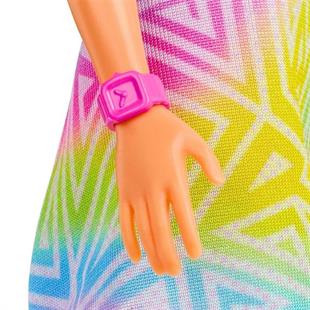 Barbie Gökkuşağı Renkli Elbiseli