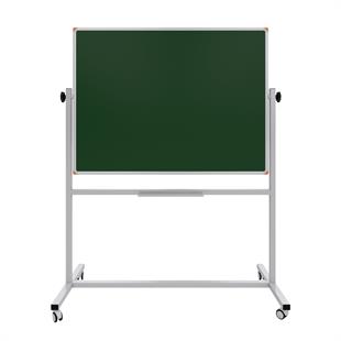 Çelik Emaye Mobil Tekerlekli 360° Dönerli Yazı Tahtası 120x200 cm