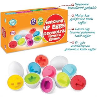 Circle Toys  Kutulu 15’li Geometrik Yumurta