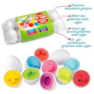 Circle Toys 10’Lu Geometrik Yumurta