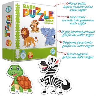 Circle Toys Baby Puzzle Orman Hayvanları