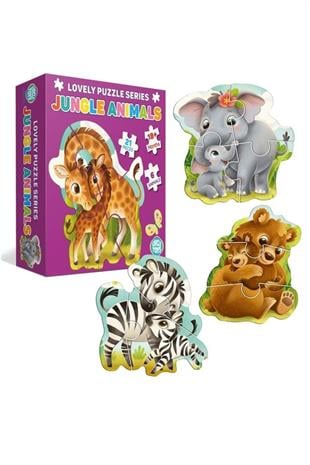 Circle Toys Lovely Puzzle Jungle Anımals