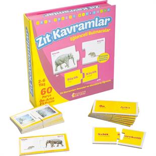 Diytoy Eğlenceli Bulmaca Delux 60 Parça Zıt Kavramlar