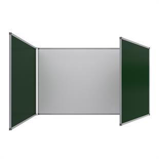 Duvara Monte Laminat Kapaklı Yazı Tahtası 120x150 cm Yeşil+Siyah