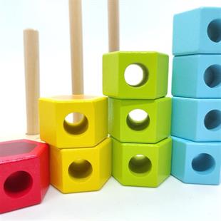 Hape Eğitici Ahşap Dizme Blokları