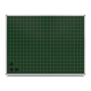 Kareli Mıknatıslı Yüzey Duvara Monte Yazı Tahtası 120x120 cm