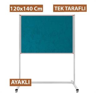 Kumaş Kaplı Pano Çift Taraflı Mobil 120x140 cm
