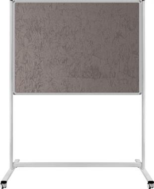 Kumaş Kaplı Pano Tekerlekli Ayaklı Sabit Tek Taraflı 90x180 cm