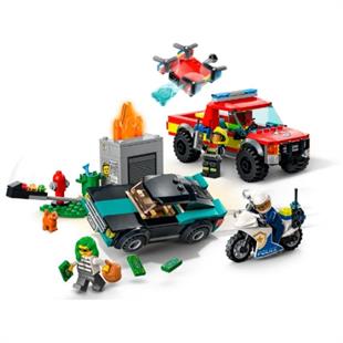 Lego City Firefighter Rescue And Police Tracking