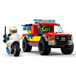 Lego City Firefighter Rescue And Police Tracking