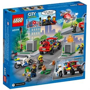 Lego City Firefighter Rescue And Police Tracking