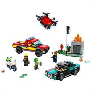 Lego City Firefighter Rescue And Police Tracking