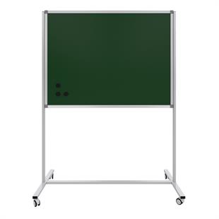 Mıknatıslı Yüzey Sabit Ayaklı Tekerlekli Tek Yüzlü Yazı Tahtası 90x120 cm