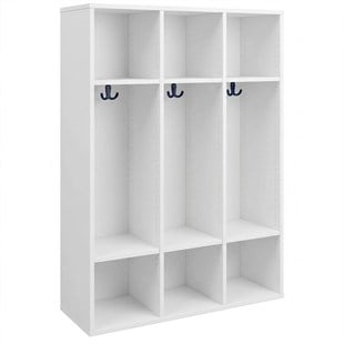 Oscar 3 Bölmeli Dolap Askılık