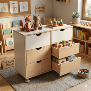 Oscar Altı Çekmeceli Dolap