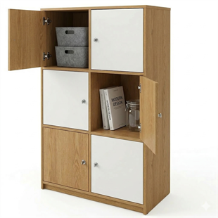 Oscar Altı Kapaklı Kişisel Dolap