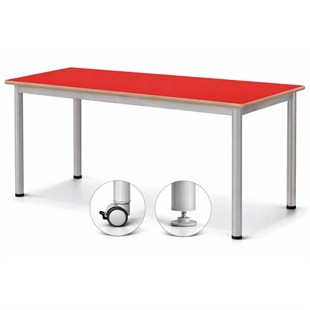 Oscar Dikdörtgen Tekerlekli Masa