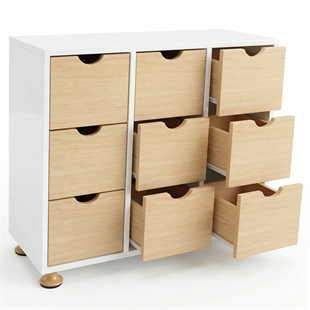 Oscar Dokuz Çekmeceli Dolap