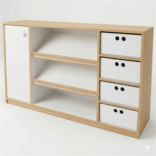 Oscar Kitaplık Dolabı