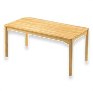 Oscar Masif Dikdörtgen Masa