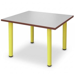 Oscar Metal Leg Square Table