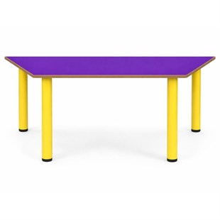 Oscar Metal Legs Parallelogram Table